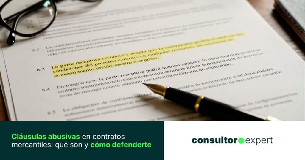 contrato con cláusula abusiva